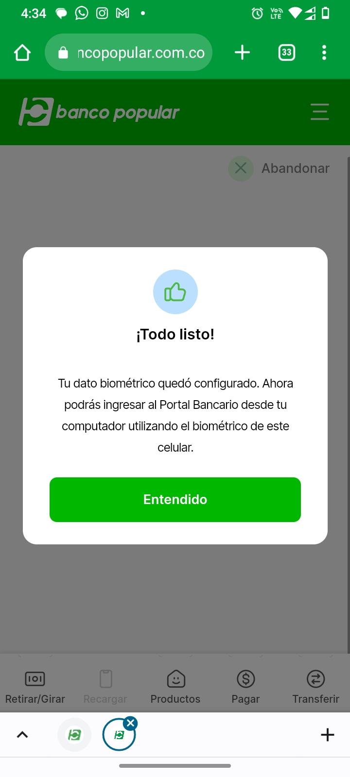 Imagen de ejemplo de confirmación