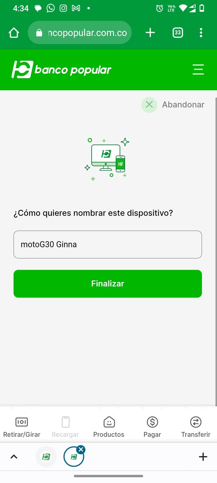 Imagen de seleccionar nombre de usuario para el dispositivo