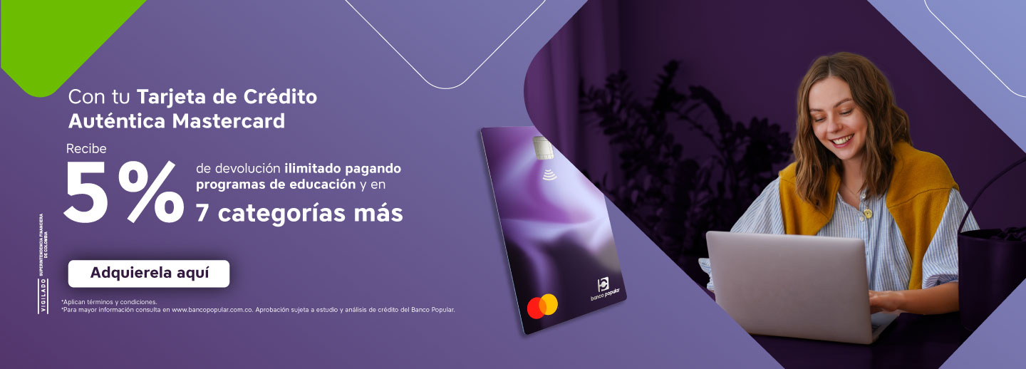 imagen tarjeta de credito del banco popular