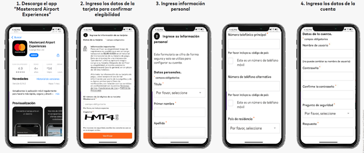 Hombre y mjer con celular gigante mostrando la banca movil de Banco Popular