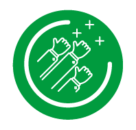 iconos manos con pulgar arriba ok