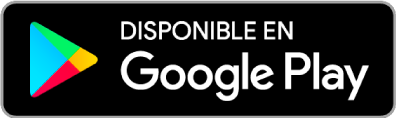 Botón negro con logo de Google Play