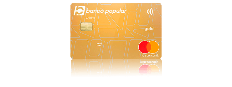 Tarjeta Crédito Mastercard Oro Banco Popular