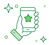 una mano sujetando un celular
