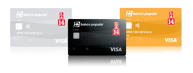 Tarjetas de Crédito la 14 Banco Popular