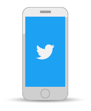 Abriendo Twitter desde el celular