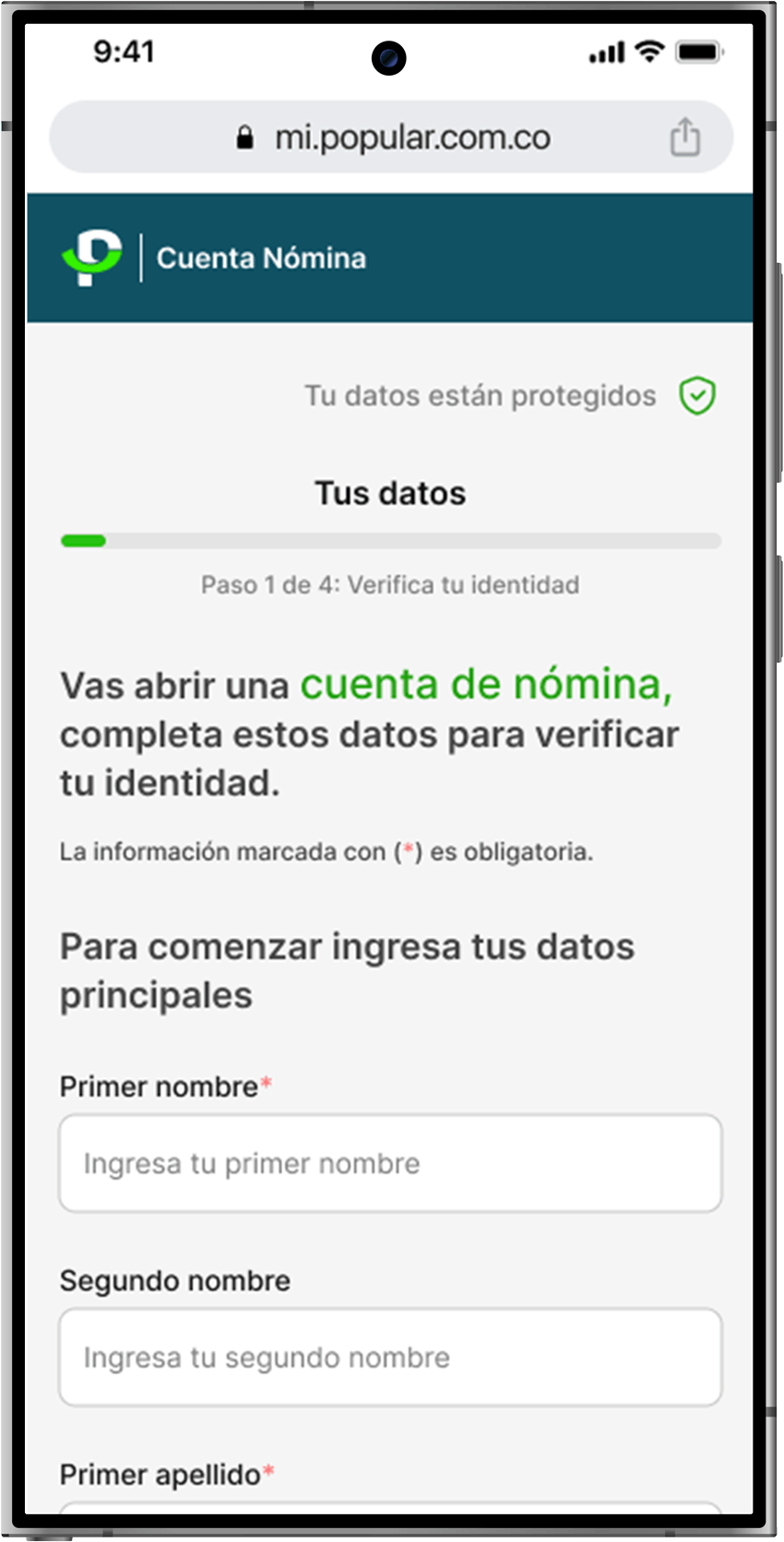 celular con imagen de como abrir tus bolsillos
