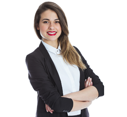 Una ejecutiva sonriendo