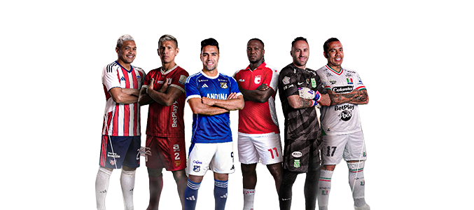 Jugadores de futbol colombiano profesional