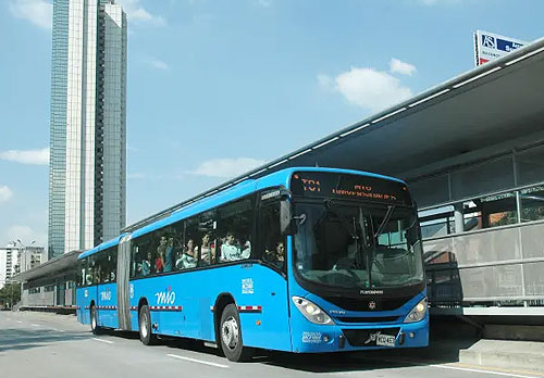 imagen de bus del Mio