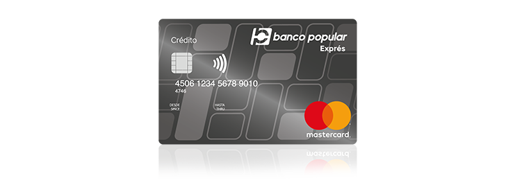 Tarjeta de Crédito Exprés MasterCard Banco Popular