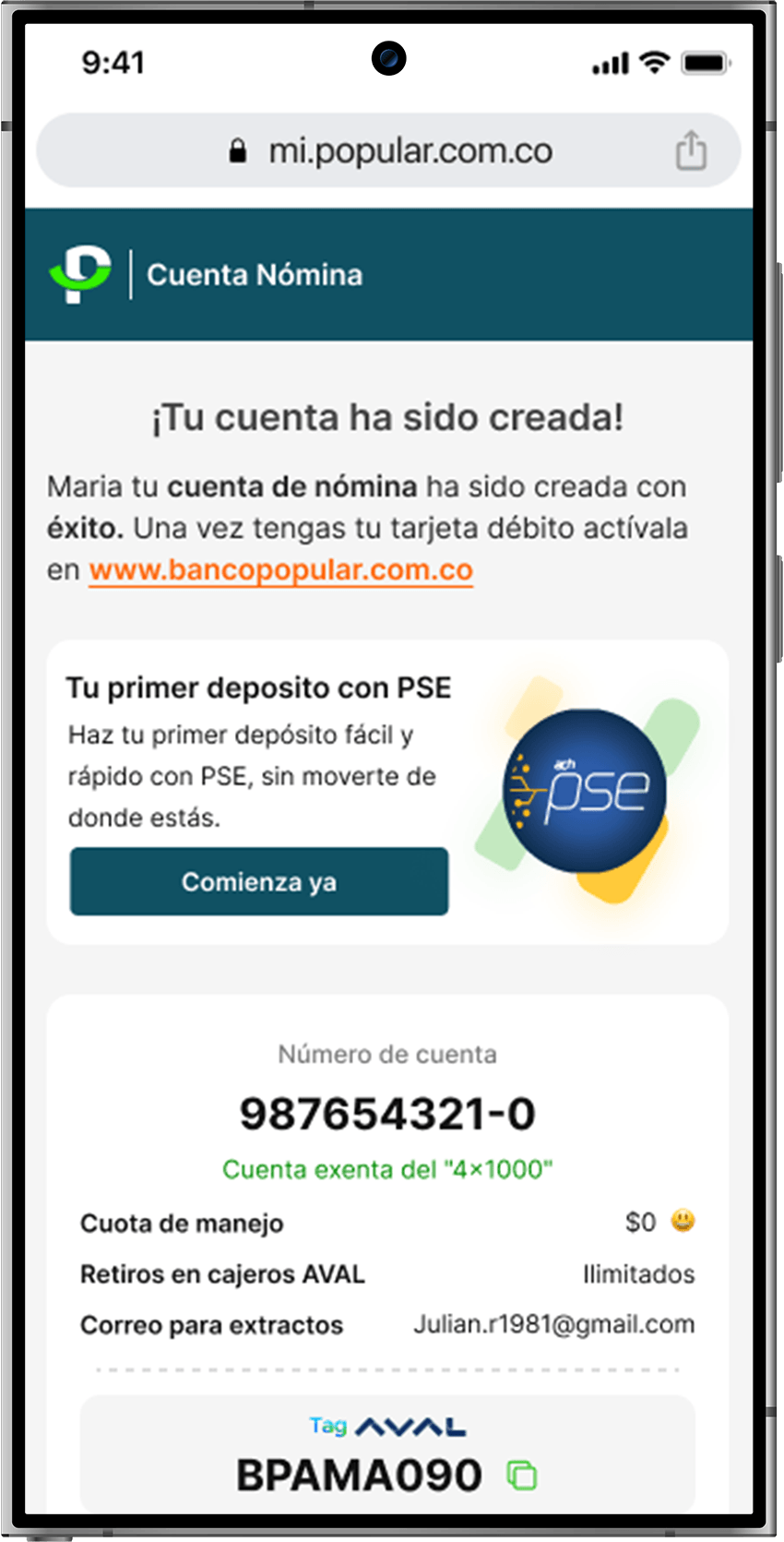 celular con imagen de como abrir tus bolsillos