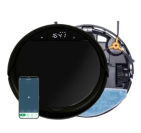 Aspiradora trapeadora robot BeSmart X601 negra 110V/220V.