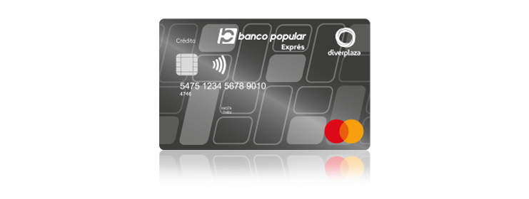 Tarjeta de Crédito Exprés Diverplaza del Banco Popular