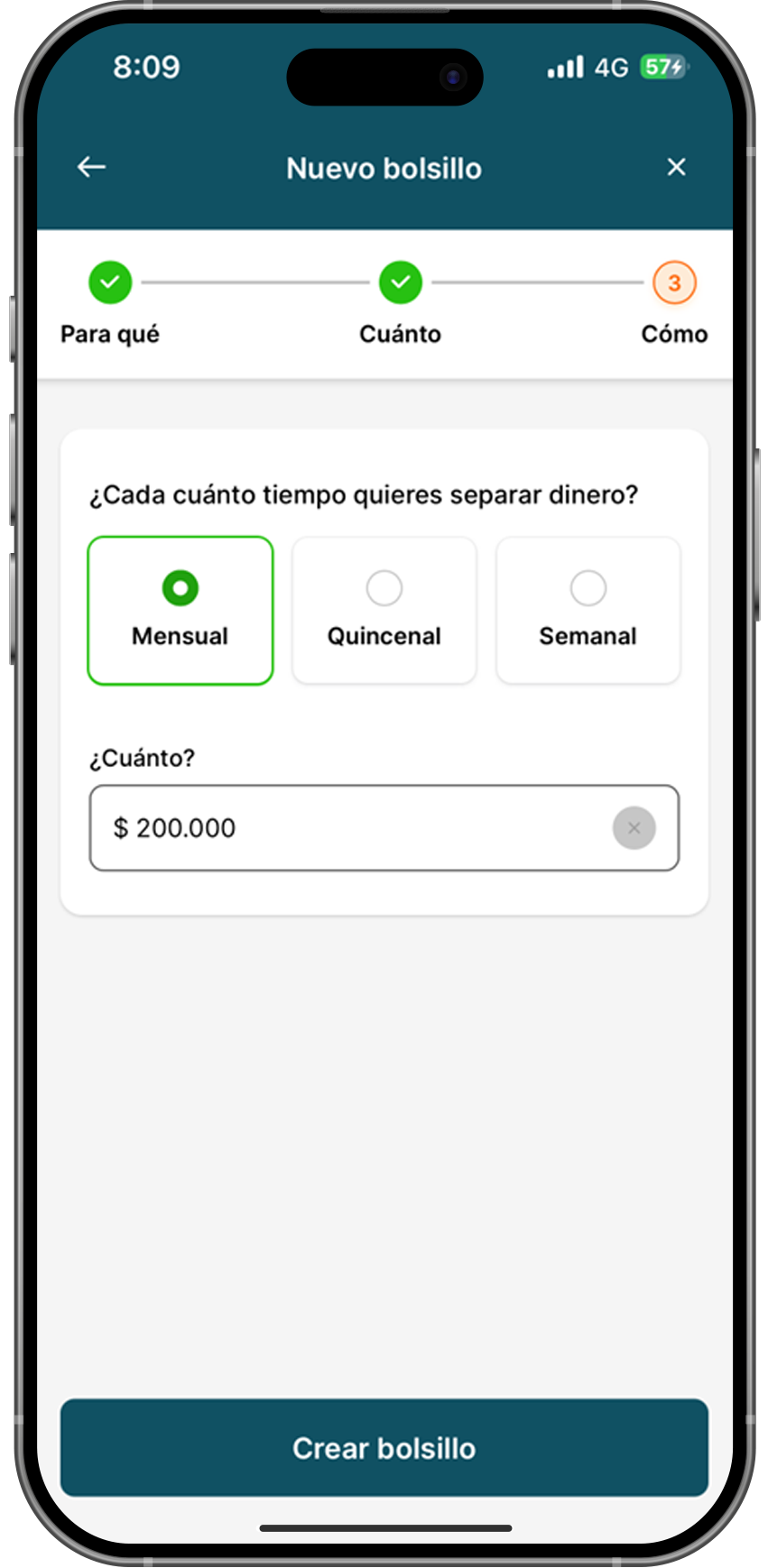 celular con imagen de como abrir tus bolsillos
