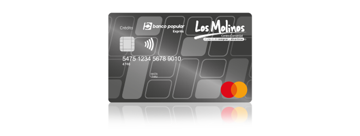 Tarjeta de Crédito Exprés Los Molinos del Banco Popular