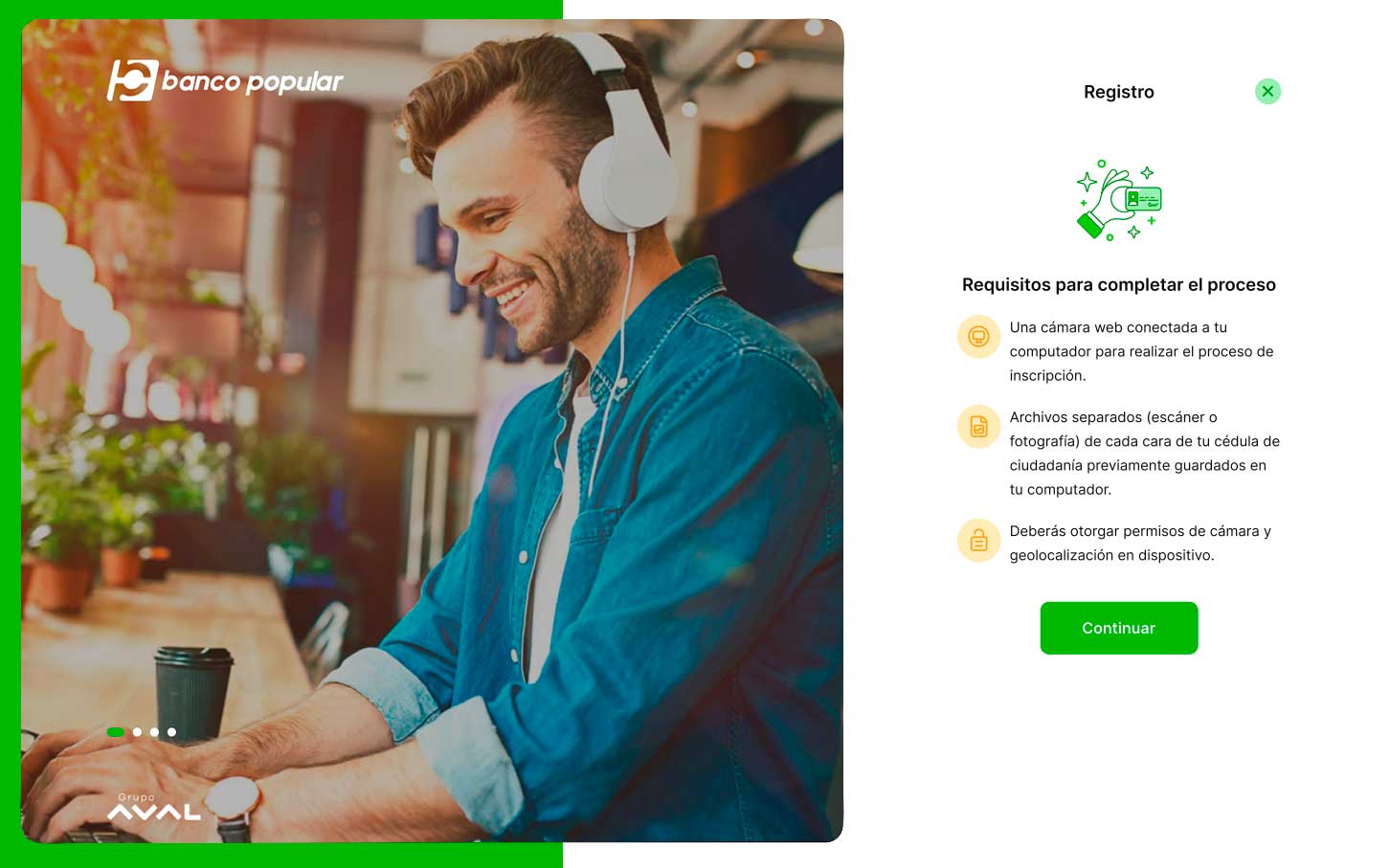 Imagen de hombre frente a su computador