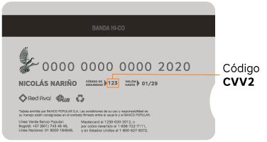 Tarjeta Débito del Banco Popular
