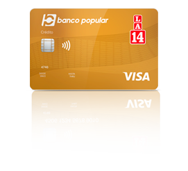 Tarjeta de crédito color dorado