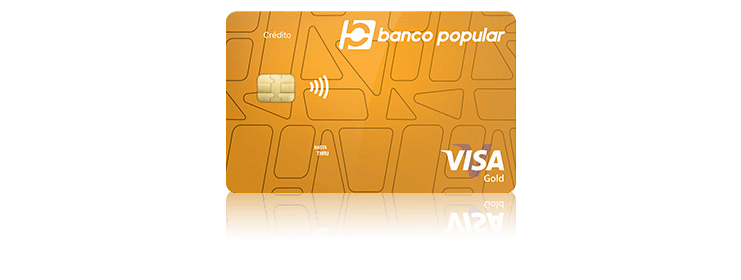 Tarjeta Crédito Visa Oro Banco Popular