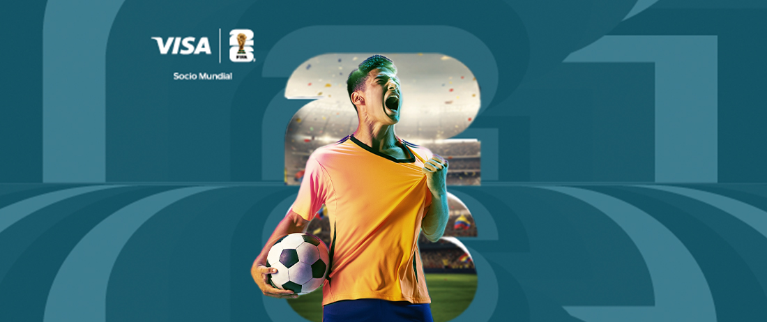 jugador de futbol celebrando un gol del mundial FIFA