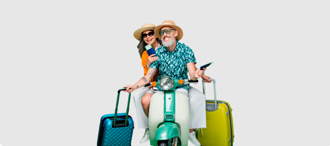 familia en excursión