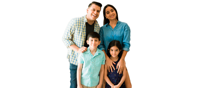 Familia Sonriendo