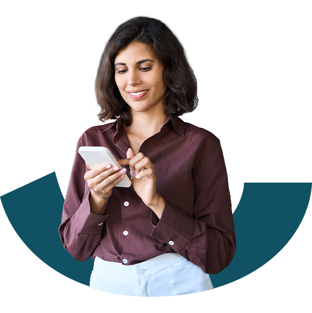 Mujeres con celular