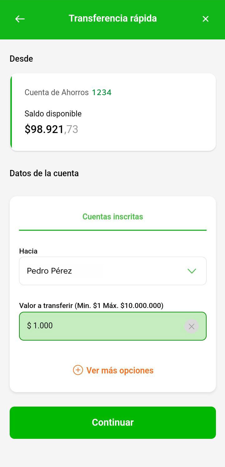Imagen del dashboard del aplicativo