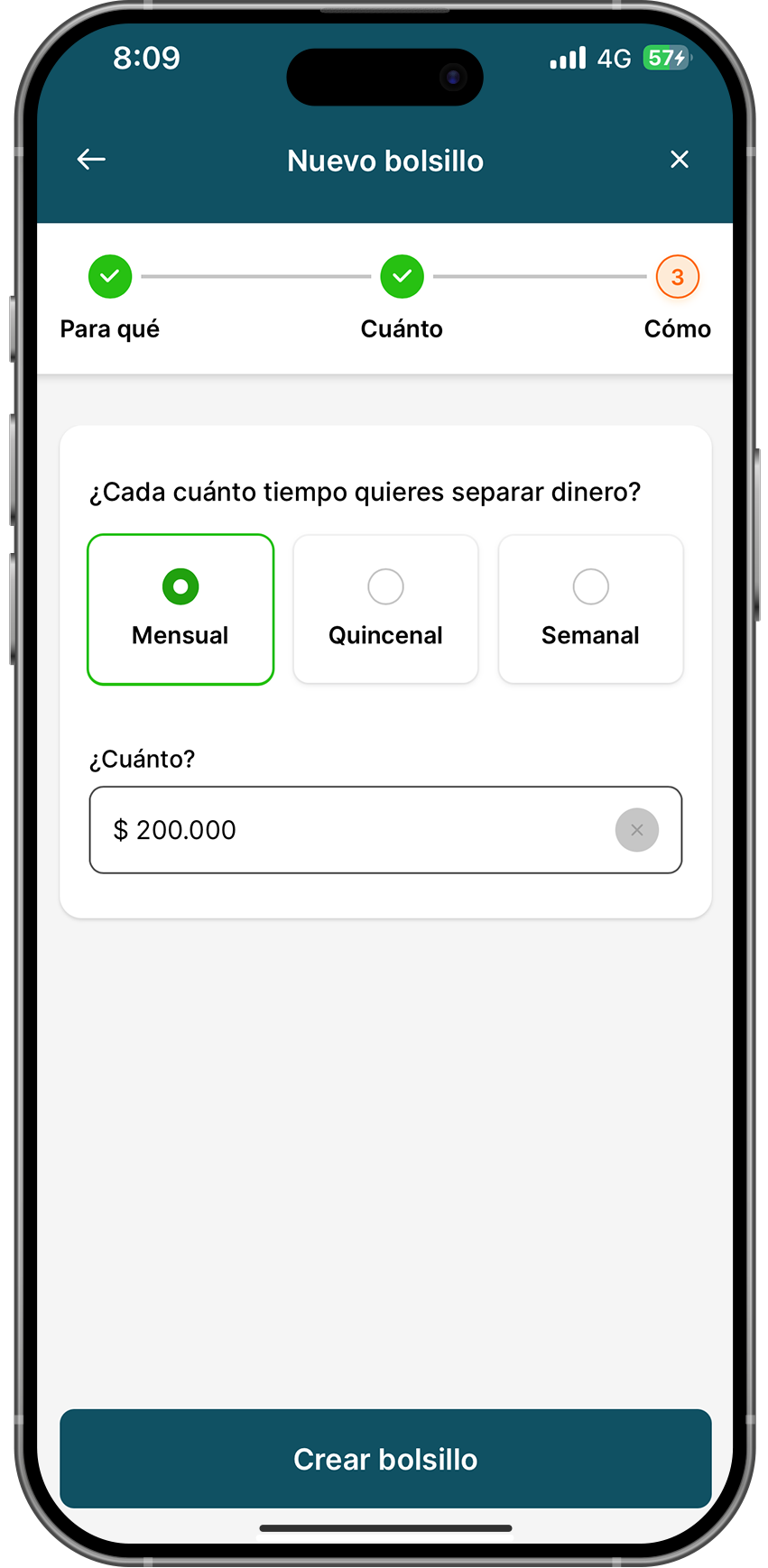celular con imagen de como abrir tus bolsillos