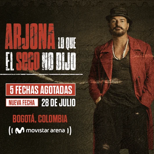 Promo concierto  Ricardo Arjona