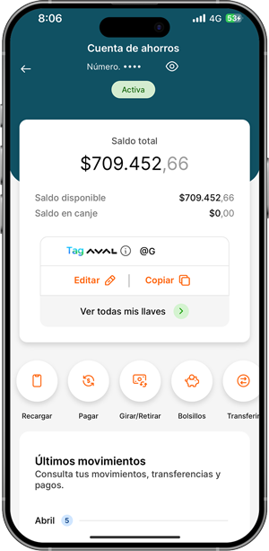 celular con imagen de como abrir tus bolsillos