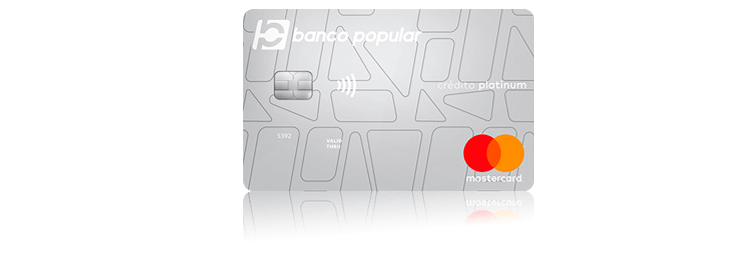 Tarjeta Crédito Mastercard Platinum Banco Popular