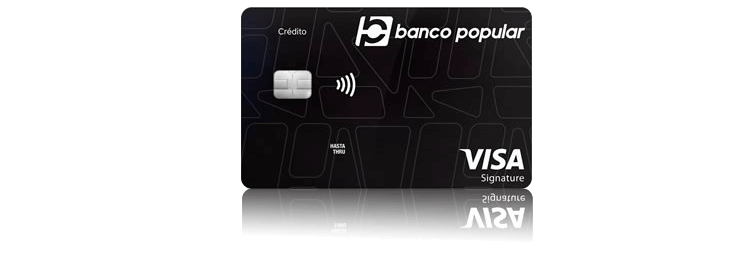 Tarjeta Crédito Visa Signature Banco Popular