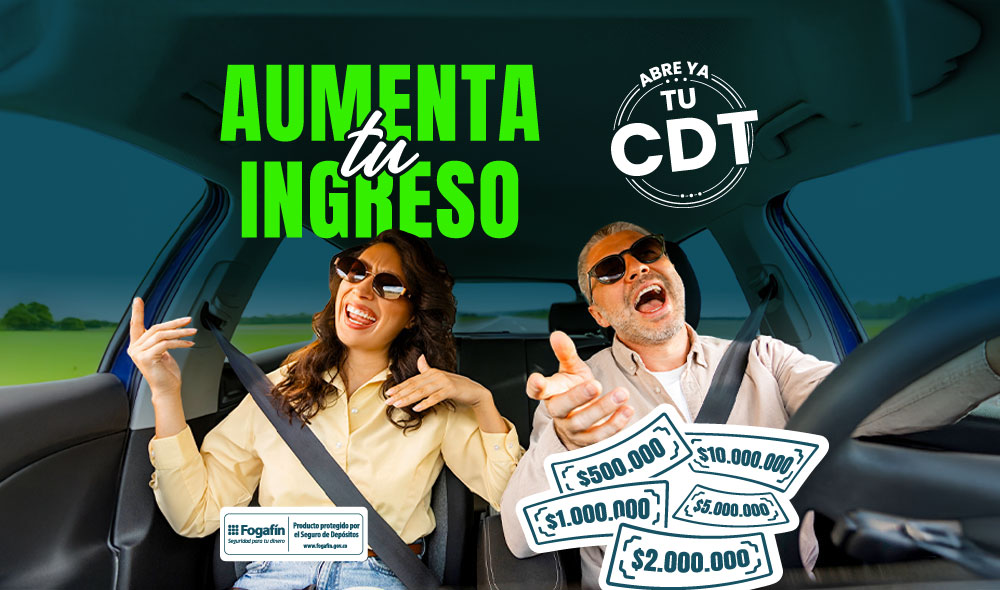 Pareja en el carro felices.