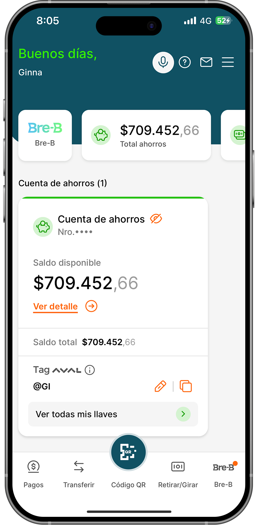 celular con imagen de como abrir tus bolsillos