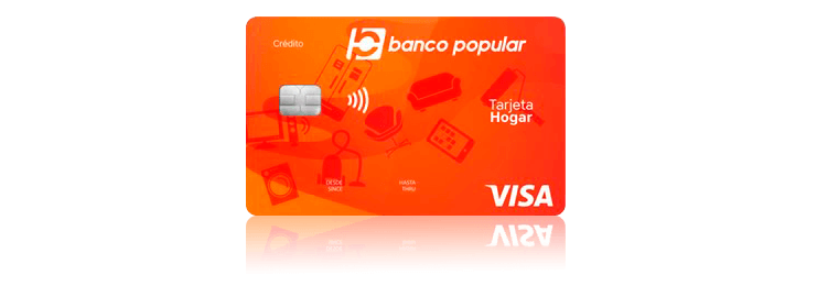 Tarjeta de Crédito Visa Hogar Banco Popular
